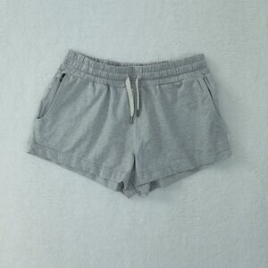 Vuori Halo Short Women's XS Pale Grey Heather Performance Knit Unlined Athletic